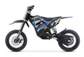 Dirt Bike Cross enfants Nitro 1000W 36V Lithium Eco Tiger VX DLX 12 Bleu