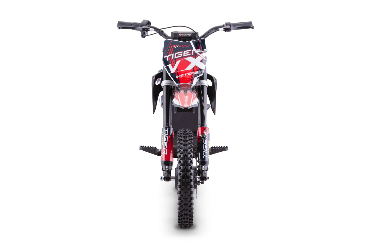 Dirt Bike Cross enfants Nitro 1000W 36V Lithium Eco Tiger VX DLX 12 Rouge