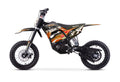 Dirt Bike Cross Enfant Nitro 1600W 48V Lithium Eco Tiger VX DLX 12 Orange