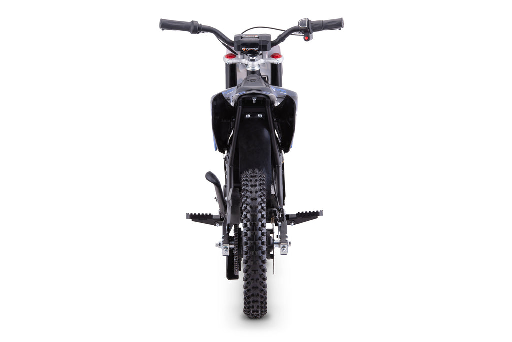 Dirt Bike Cross Enfant Nitro 1600W 48V Lithium Eco Tiger VX DLX 12 Bleu