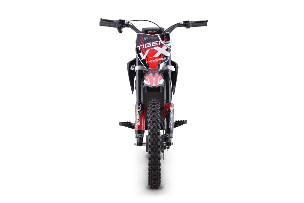 Dirt Bike Nitro 1600W 48V Lithium Eco midi Tiger VX DLX 14 Rouge