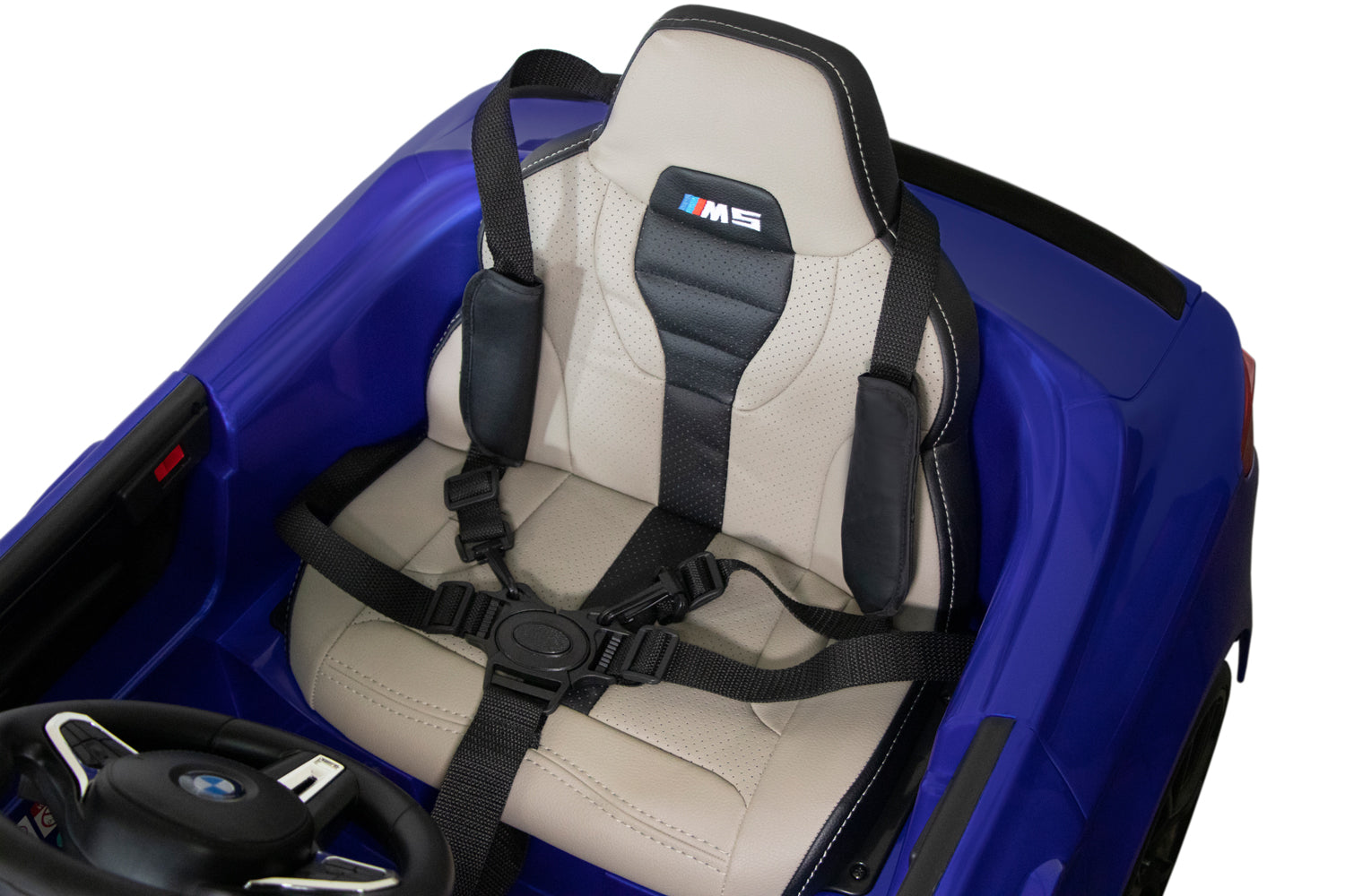 Voiture électrique enfant BMW M5 avec plaque d'immatriculation 2x35 W 12V 7Ah