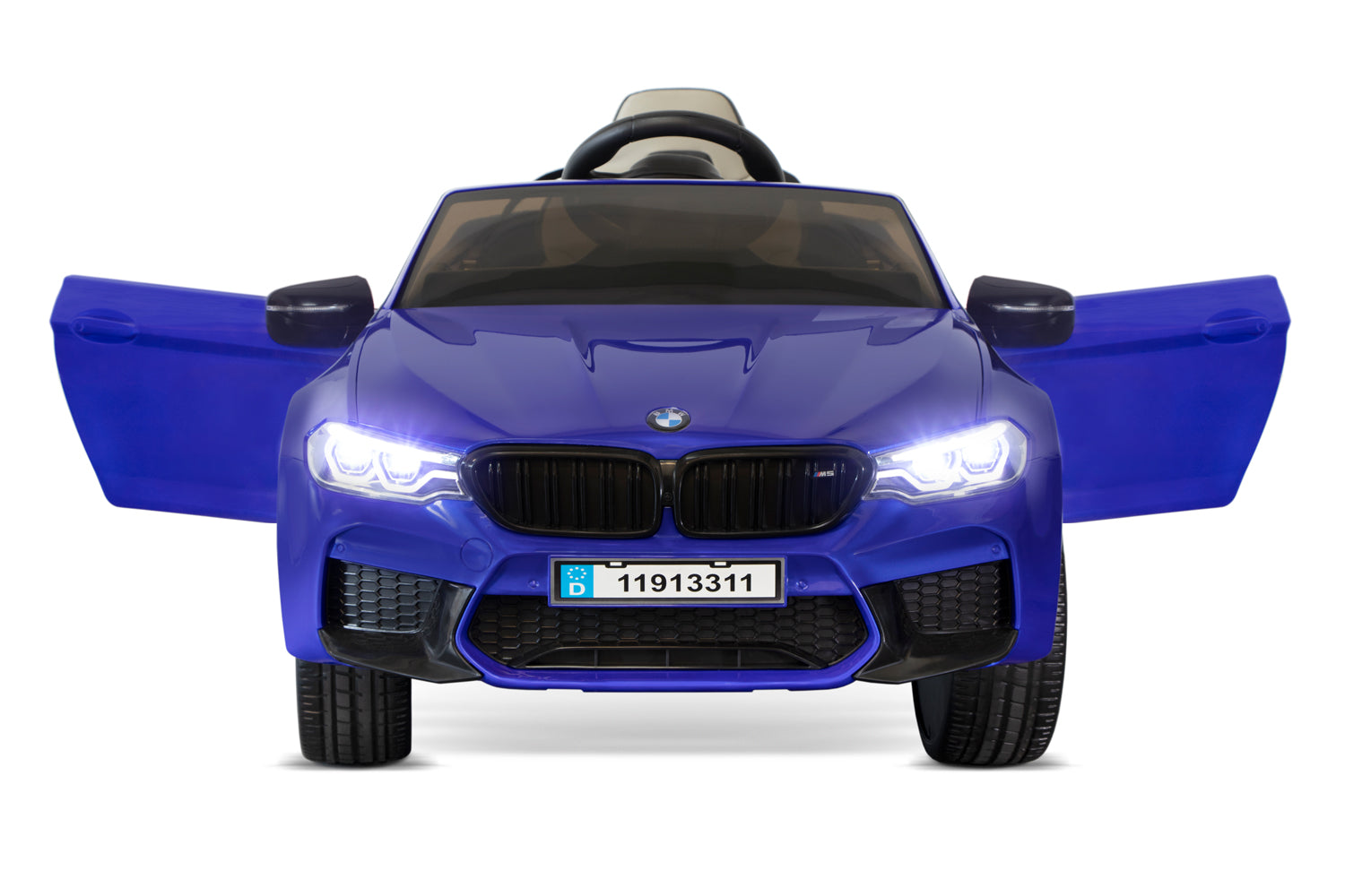 Voiture électrique enfant BMW M5 avec plaque d'immatriculation 2x35 W 12V 7Ah