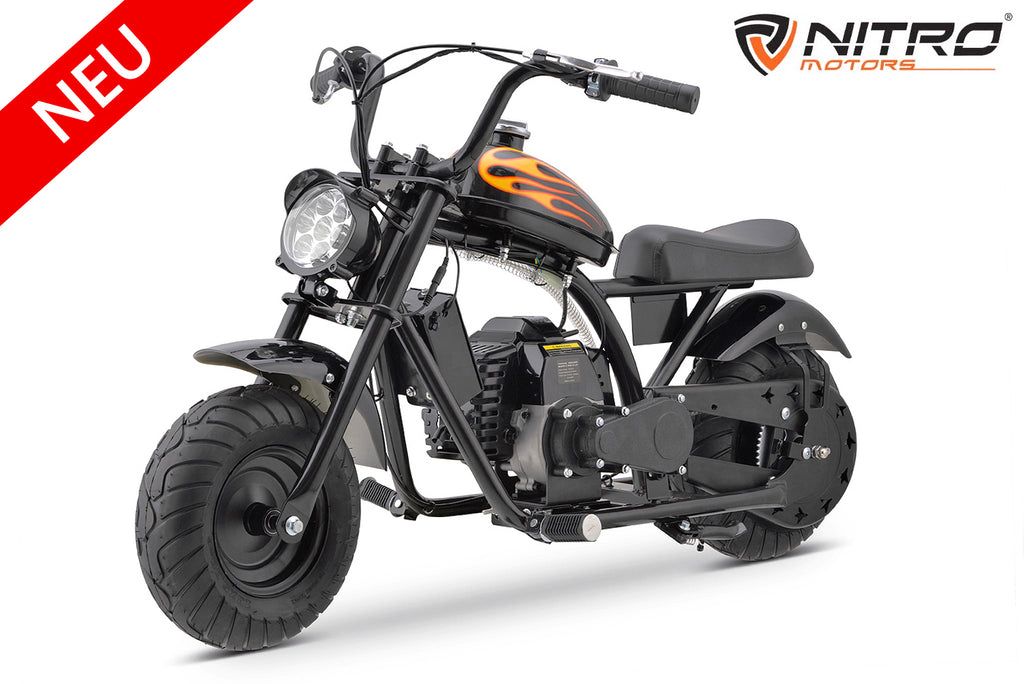 Dirt Bike Nitro 49cc Sport 6 pouces 2 Noir