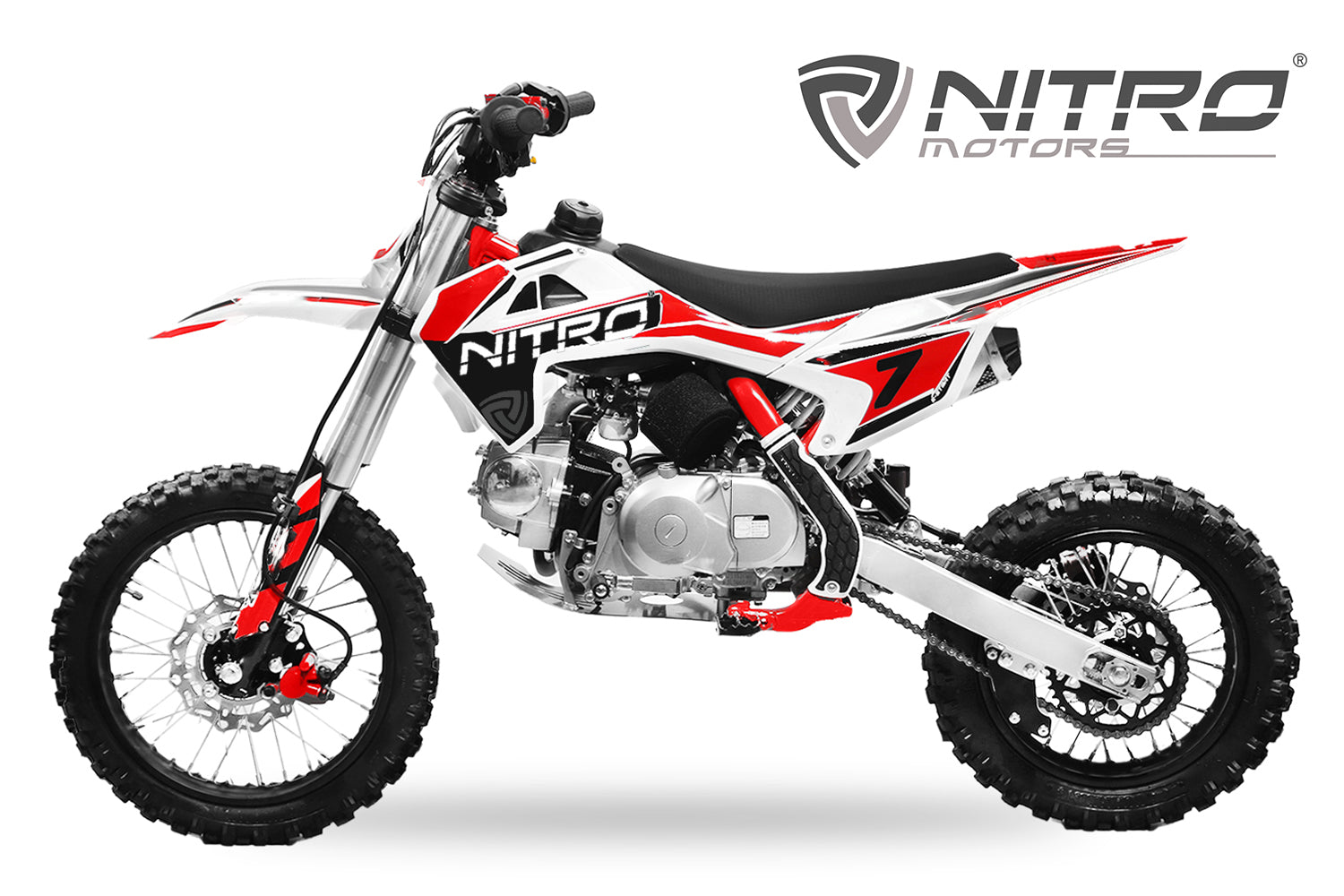 Dirt Bike enfants Nitro 110cc midi CRX Bro 14/12 Rouge