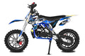 Dirt Bike pour enfants Nitro 49cc Gazelle CR DLX 10 Bleu