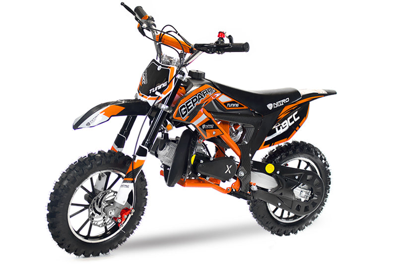 Dirt Bike Nitro 49cc Cheetah DLX 10 Orange