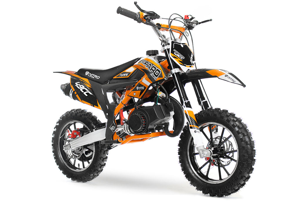 Dirt Bike Nitro 49cc Cheetah DLX 10 Orange