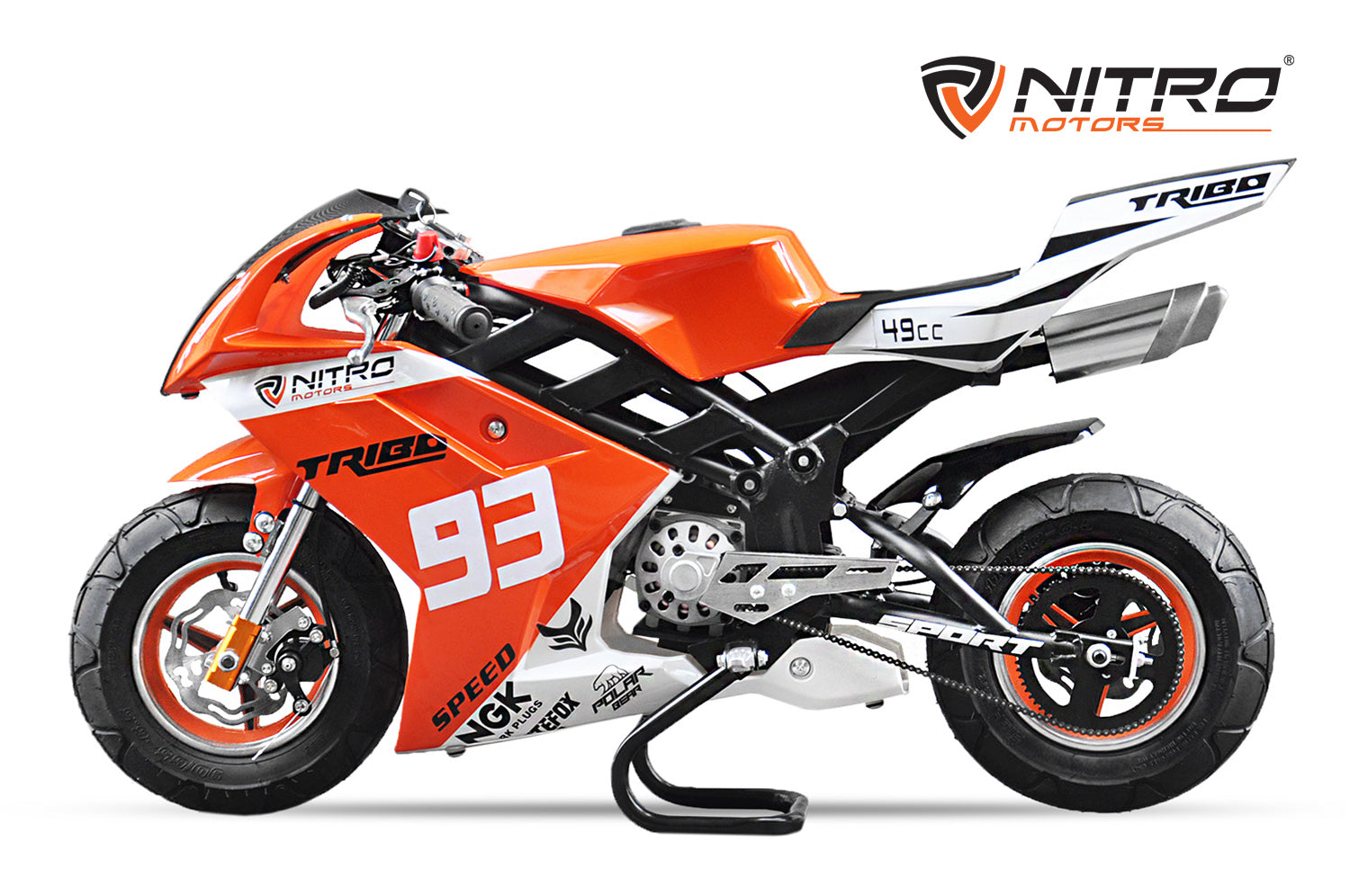Pocket Bike Nitro Tribo 49cc Orange
