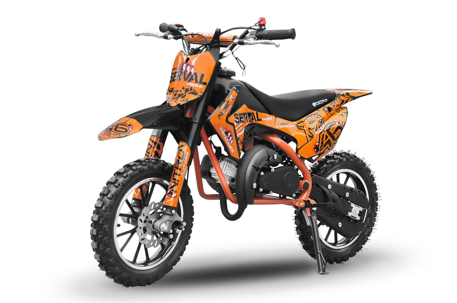 Dirt Bike Nitro 49cc Serval PRM 10 Orange