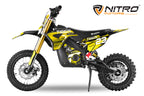 Dirt Bike Cross électrique Nitro Tiger Eco 1000W 36V 12/10 Jaune