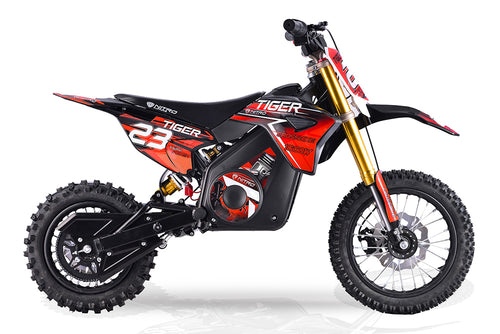 Dirt Bike Cross électrique Nitro Tiger Eco 1000W 36V 12/10 Rouge